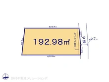 【神奈川県/横浜市泉区中田西】横浜市泉区中田西3丁目 土地 区画図