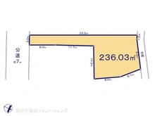 【神奈川県/横浜市戸塚区矢部町】横浜市戸塚区矢部町 土地 区画図