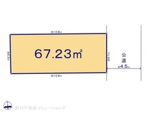 【神奈川県/横浜市戸塚区汲沢町】横浜市戸塚区汲沢町 土地 区画図