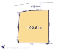 【神奈川県/横浜市港南区芹が谷】横浜市港南区芹が谷5丁目 土地 区画図