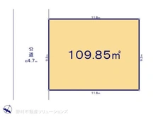 【神奈川県/横浜市港南区東永谷】横浜市港南区東永谷1丁目 土地 区画図