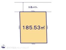 【神奈川県/横浜市港南区上永谷】横浜市港南区上永谷1丁目 土地 区画図
