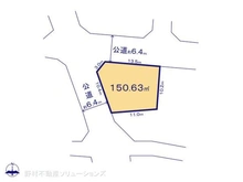 【神奈川県/横浜市戸塚区汲沢】横浜市戸塚区汲沢7丁目 土地 区画図