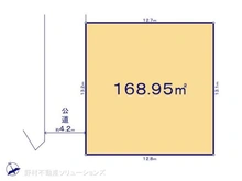 【神奈川県/横浜市泉区中田東】横浜市泉区中田東2丁目 土地 区画図