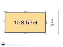 【神奈川県/横浜市緑区霧が丘】横浜市緑区霧が丘4丁目 土地 区画図