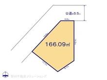【神奈川県/横浜市緑区白山】横浜市緑区白山3丁目 土地 区画図