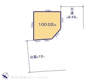 【神奈川県/横浜市青葉区もえぎ野】横浜市青葉区もえぎ野 土地 区画図