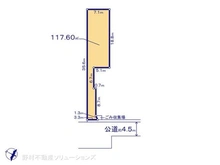 【千葉県/市川市柏井町】市川市柏井町3丁目 土地 区画図