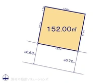 【千葉県/市川市北方町】市川市北方町4丁目 土地 区画図