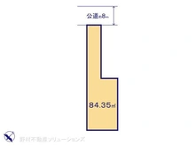 【千葉県/市川市福栄】市川市福栄2丁目 土地 区画図