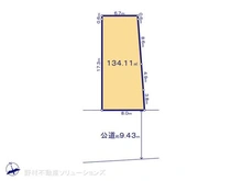 【千葉県/市川市北方町】市川市北方町4丁目 土地 区画図