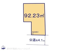 【千葉県/市川市菅野】市川市菅野2丁目 土地 区画図