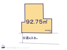 【千葉県/市川市菅野】市川市菅野2丁目 土地 区画図
