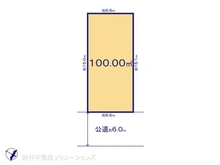 【千葉県/市川市宮久保】市川市宮久保1丁目 土地 区画図
