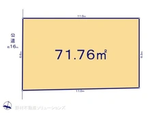 【東京都/江戸川区鹿骨】江戸川区鹿骨4丁目 土地 区画図