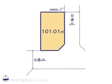 【千葉県/市川市国分】市川市国分2丁目 土地 区画図