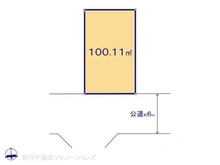 【千葉県/市川市国分】市川市国分2丁目 土地 区画図
