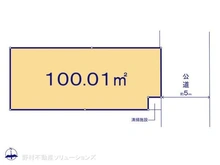【千葉県/市川市国分】市川市国分2丁目 土地 区画図