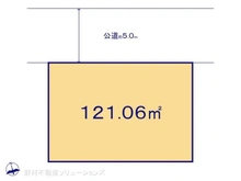 【千葉県/市川市北国分】市川市北国分2丁目 土地 区画図