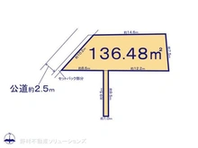 【千葉県/市川市大野町】市川市大野町4丁目 土地 区画図