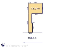 【千葉県/市川市塩焼】市川市塩焼3丁目 土地 区画図
