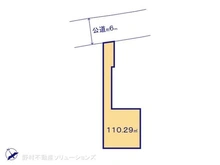 【千葉県/市川市大和田】市川市大和田2丁目 土地 区画図