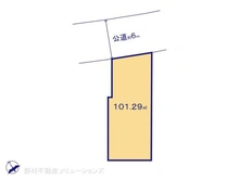 【千葉県/市川市大和田】市川市大和田2丁目 土地 区画図