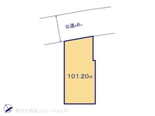 【千葉県/市川市大和田】市川市大和田2丁目 土地 区画図
