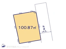 【千葉県/市川市菅野】市川市菅野2丁目 土地 区画図