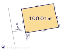 【千葉県/市川市菅野】市川市菅野2丁目 土地 区画図