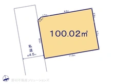 【千葉県/市川市菅野】市川市菅野2丁目 土地 区画図