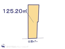 【千葉県/市川市香取】市川市香取1丁目 土地 区画図