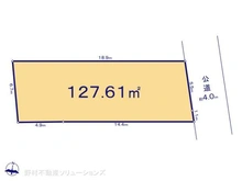【東京都/目黒区下目黒】目黒区下目黒6丁目 土地 区画図