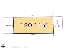【埼玉県/和光市白子】和光市白子1丁目 土地 区画図