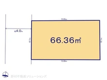 【埼玉県/和光市新倉】和光市新倉2丁目 土地 区画図