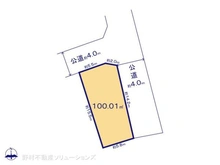 【東京都/練馬区北町】練馬区北町8丁目 土地 区画図
