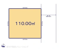 【東京都/練馬区田柄】練馬区田柄2丁目 土地 区画図