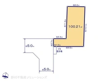 【東京都/練馬区田柄】練馬区田柄2丁目 土地 区画図