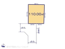 【東京都/練馬区田柄】練馬区田柄2丁目 土地 区画図