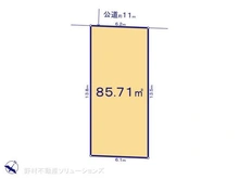 【東京都/板橋区赤塚】板橋区赤塚6丁目 土地 区画図