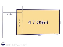 【東京都/練馬区北町】練馬区北町3丁目 土地 区画図