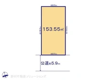 【東京都/板橋区三園】板橋区三園1丁目 土地 区画図