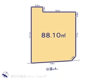 【埼玉県/志木市本町】志木市本町2丁目 土地 区画図
