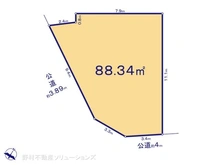 【埼玉県/志木市本町】志木市本町2丁目 土地 区画図