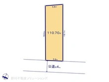 【東京都/板橋区西台】板橋区西台2丁目 土地 区画図