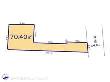 【東京都/板橋区桜川】板橋区桜川2丁目 土地 区画図