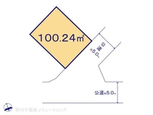 【埼玉県/朝霞市三原】朝霞市三原5丁目 土地 区画図