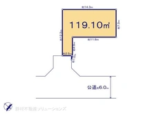 【東京都/国分寺市戸倉】国分寺市戸倉4丁目 土地 区画図