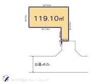 【東京都/国分寺市戸倉】国分寺市戸倉4丁目 土地 区画図
