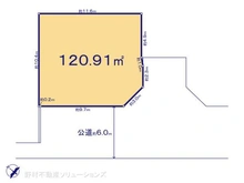 【東京都/国分寺市戸倉】国分寺市戸倉4丁目 土地 区画図